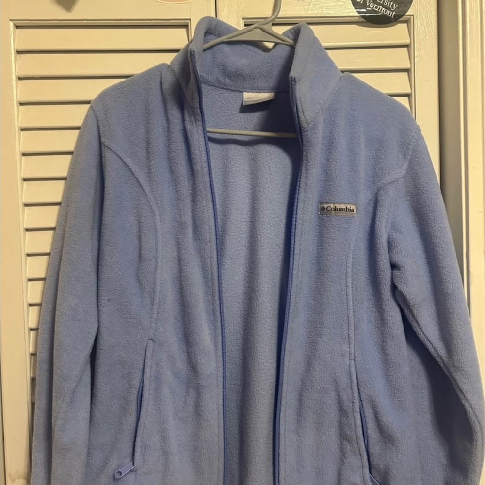 Columbia Women's Light Blue Fleece Jacket